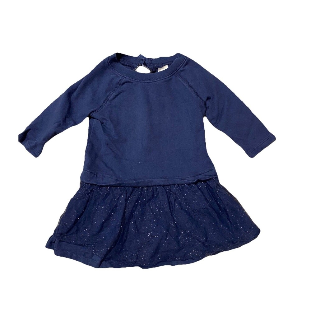 Carter’s 2T Navy Blue & Gold Glitter Dress Top